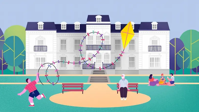 Ilustración del Palacio de Aiete.