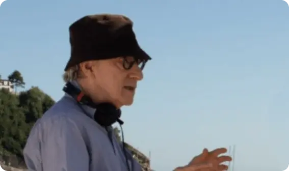 Retrato del director Woody Allen
