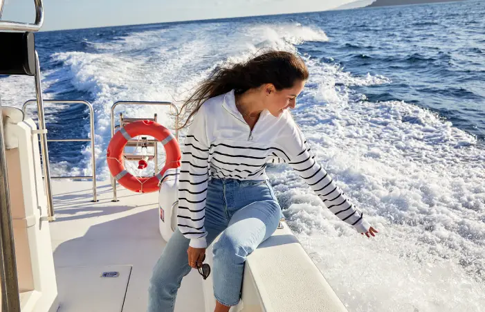 Sailing and fishing